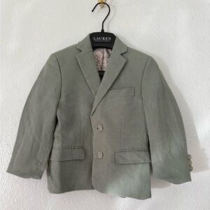 Lauren Ralph Lauren Toddler  Boy Spring Linen Blazer Size: 4